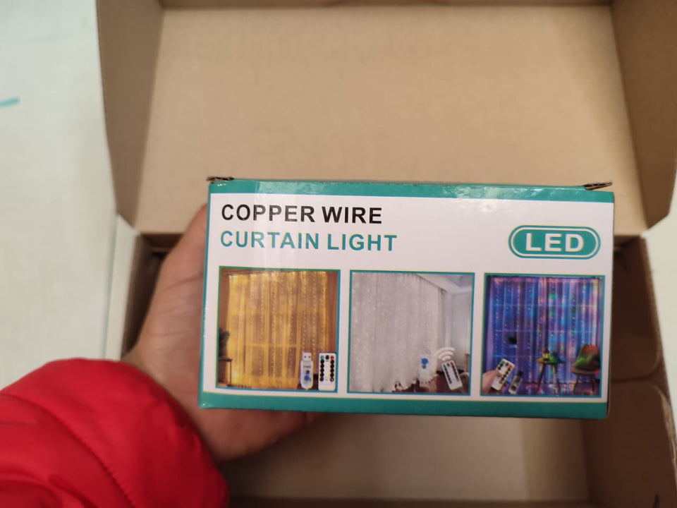 Cortina de luces led Navideñas
