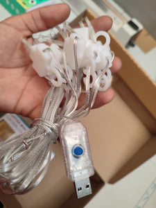 Cortina de luces led Navideñas